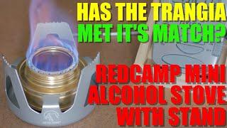 Has the TRANGIA Met Its MATCH??! - The Redcamp Mini Alcohol Stove with Stand