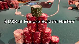 Playing $1/$3 at Encore in Boston, MA! | Poker Vlog 14