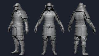 Samurai making of (Sculpt only)