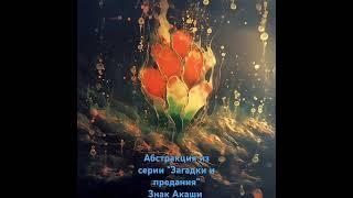 Абстракция из серии "Загадки и предания"Знак Акаши Вспыхнул в бездне алый знак...