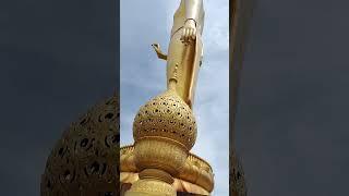 Golden Buddha in hatyai municipal park in Thailand #nui channel