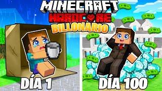 ¡Sobreviví 100 DÍAS como un BILLONARIO en Minecraft!