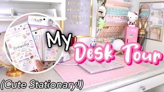 FULL TOUR OF MY DESK! (+cute stationary and more!) 