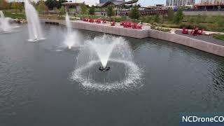 Aerial Drone Footage of Stream Park and The Amp in Ballantyne, NC