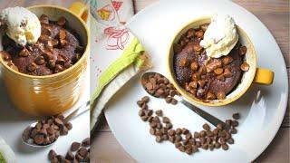 1 Minute Perfect Chocolate Chip Mug Cake in Microwave - Fizys Kitchen