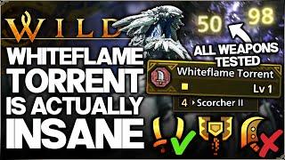 Monster Hunter Wilds - New Whiteflame Torrent is Almost OP - Testing, Build & Best Weapon Guide!
