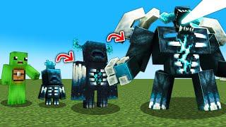 Minecraft dar Evoluez ca Warden pana la Forma Finala !