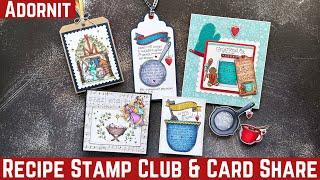 NEW Recipe Stamp of the Month! Plus Gingerbread & Nativity Makes w/ Dianna Marcum for Adornit