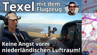 Texel mit dem Flugzeug - Keine Angst vorm niederländischen Luftraum! - Inseltrip mit Strand