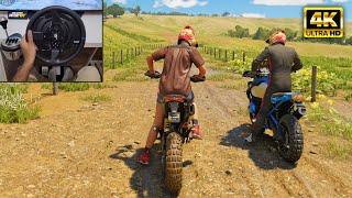 Ducati Hypermotard & BMW R 1200GS | OFFROAD Dirt Bike | The Crew Motorfest | Thrustmaster T300RS