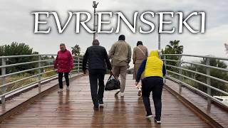 Side EVRENSEKI Promenade HEUTE. Hotels. Strand. Meer. Türkei 10 November 2024 #side #türkei