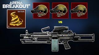 USING M249 Heavy Machine Gun in Farm | Arena Breakout ( BETA )