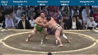 大相扑 2024年七月 第二天 北勝富士│Grand Sumo - Jul 2024 Nagoya Basho - Day 2 - Hokutofuji