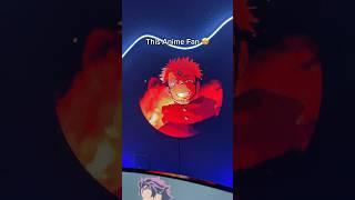 This customizable anime fan is amazing  #led #animefan #ledlights #hologram #shorts