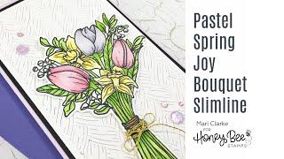 Pastel Spring Joy Bouquet Slimline