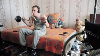 Тренировка на верх тела. Реабилитация. Шейник \ Exercises with a barbell quadriplegic C5