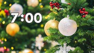 7 Minute Christmas Countdown Timer | Christmas Background | Christmas Music