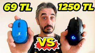 69 TL MOUSE VS 1250 TL MOUSE !! PUBG Mobile