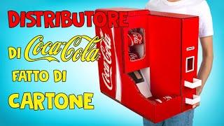 Distributore Automatico di Coca-Cola fai-da-te Fatto di Cartone 