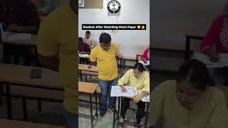 Wait For Reaction |NDA Math Mock Test At Trishakti Defence Classes #viralvideos #ndatest #funny