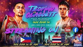 Teofimo Lopez vs Steve Claggett | INTERNATIONAL LIVE STREAM