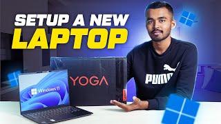 How to Setup a New Laptop? Step-by-Step Detailed Video 2024Setup Your Windows 11 Laptop Like A Pro