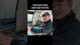 70동 채소 농부가 한여름 냉방비 확 줄인 초간단 방법