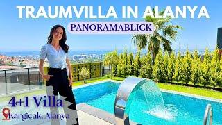 TRAUMHAFTE 4+1 VILLA | MEERWEITBLICK | INFINITY POOL | NEUBAU | KARGICAK/#ALANYA #immobilien #villa
