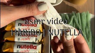 ASMR VIDEO : haribo | nutella (Filling Platter)