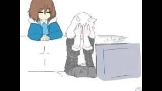 Frisk and asriel comic dub [marriage]