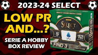 2023-24 Panini Select Serie A Hobby Box Soccer Review