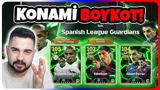 KONAMİ BOYKOT! 105 R.CARLOS - 104 FERRER - 102 EDMILSON TOP AÇILIMI! eFootball Mobile 2025