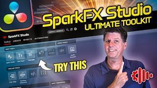 SparkFX Studio is Here! Supercharge Your Video Editing in Davinci Resolve! - Edit, Animate and More!