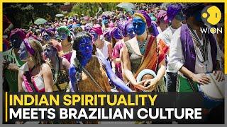 Indian Spirituality Meets Brazilian Carnival As Krishna Takes Center Stage | World News | WION