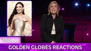 Taylor Tomlinson Reacts to Demi Moore’s Golden Globes Acceptance Speech