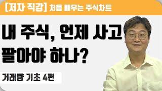 [처음 배우는 주식차트] 4일  거래량으로 본 사야 할 때 팔아야 할 때