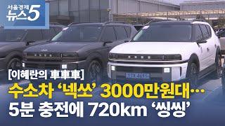[이혜란의 車車車] 수소차 ‘넥쏘’ 3000만원대…5분 충전에 720km ‘씽씽’