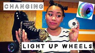 Changing Roller Skate Wheels | Light Up Roller Skate Wheel Setup