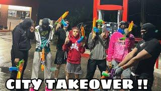 We Started The Biggest Gel Blaster War In Hood !!! 