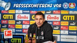 Pressekonferenz vor dem Heimspiel gegen Bayer 04 Leverkusen ️ | #KSVB04