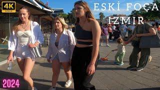 IZMIR ESKI FOCA 2024 Walking Tour | 4k UHD 60fps | İZMİR TÜRKİYE