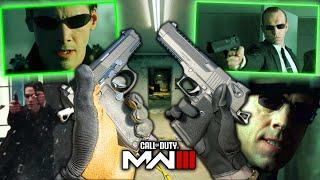 Neo's Akimbo M9s & Agent Smith's Desert Eagle Loadout from The Matrix - Modern Warfare 3 Gameplay