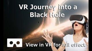 360 video - Journey into an Interstellar Black Hole 3D VR in Space 4K