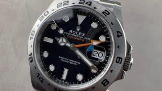 Rolex Explorer II Black Dial 226570 Rolex Watch Review