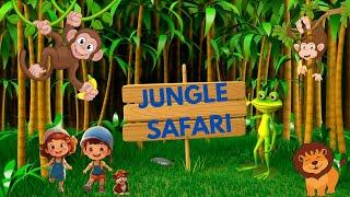 Jungle Animal Adventure | जंगल की सैर | Jungle Song and Stories | Learning Animals name (Hindi ver.)