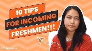 COLLEGE TIPS! Incoming College Freshmen!  LEXI COMIA | Philippines