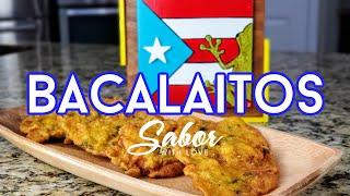 COMO PREPARAR BACALAITOS!!! HOW TO MAKE PUERTO RICAN BACALAITOS!!!