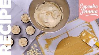 Caramelised White Chocolate Swiss Meringue Buttercream Recipe | Cupcake Jemma