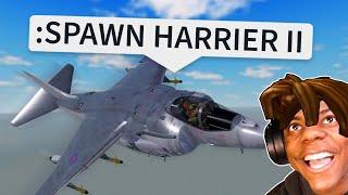 War Tycoon Funny Moments (HARRIER JUMP JET)