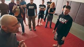 Itay Gil Krav Maga Low Kick Defense - seminar for Krav Maga Ukraine